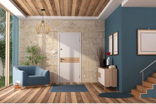 Závěsné svítidlo Timber 3, 1x dřevěné stínítko