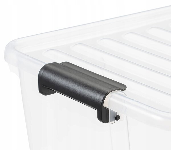 Plast Team Úložný box s průhledným víkem 30 L