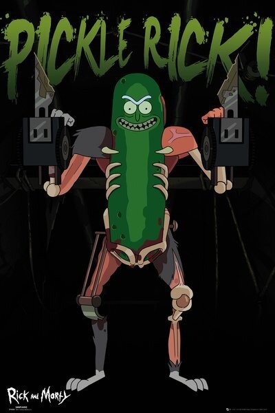 Plakát, Obraz - Rick and Morty - Pickle Rick