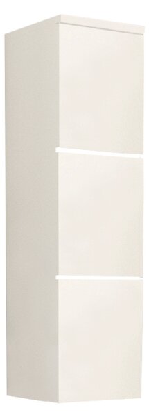 Bílá skříňka vysoká MASON WH 11, vysoký lesk HG
