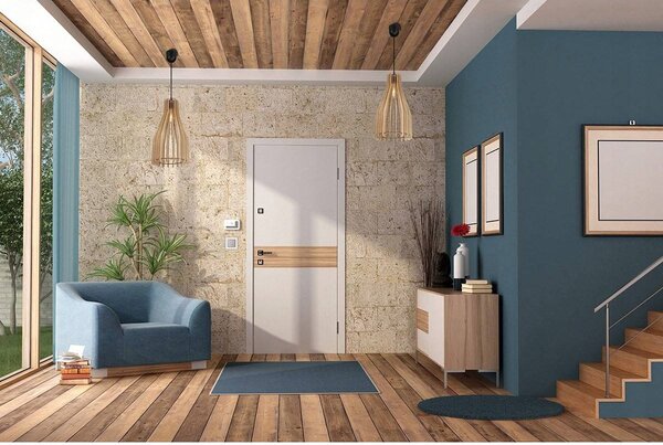 Závěsné svítidlo Timber 4, 1x dřevěné stínítko, lp