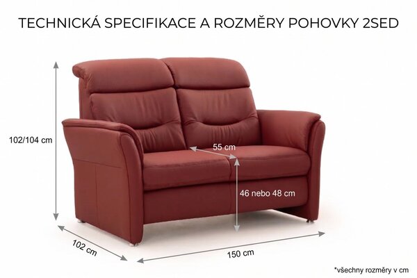 Luxusní kožená sedací souprava 3+2+1 LOUIS