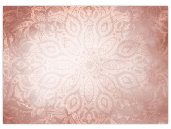 Obraz - Růžová mandala (70x50 cm)