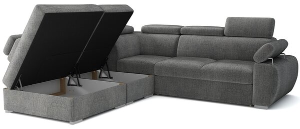 Sedací souprava BASTON | 265x260 cm | rozkládací + úložný prostor | VÝBĚR TKANIN