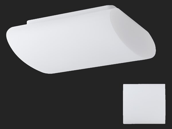 OS 59310 ALTAIR 1 stropní/nástěnné skleněné svítidlo bílá IP41 3000 K 20W LED - OSMONT