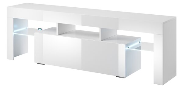Televizní stolek TORO 138 bílý lesk