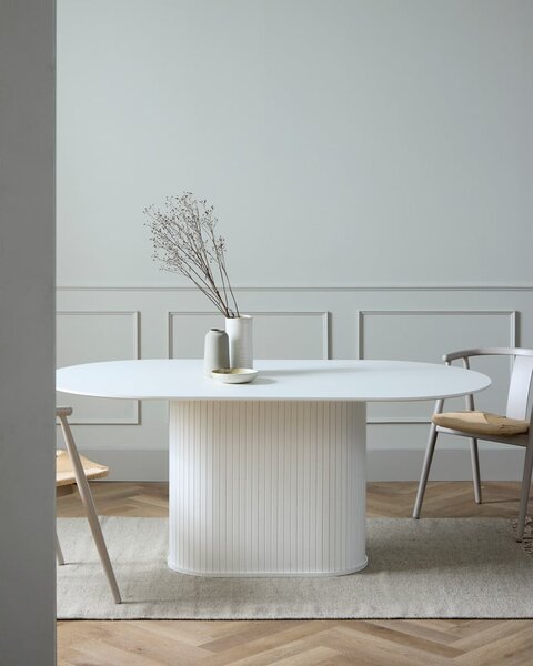 Kulatý jídelní stůl 95x180 cm Nola – Unique Furniture