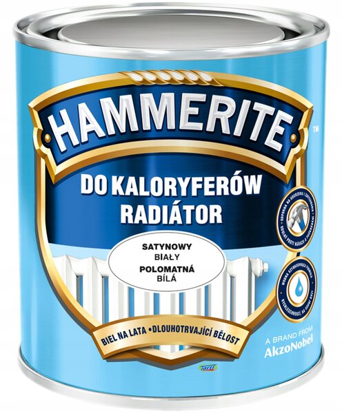 Hammerite barva email na radiátory 0,7 l bílá