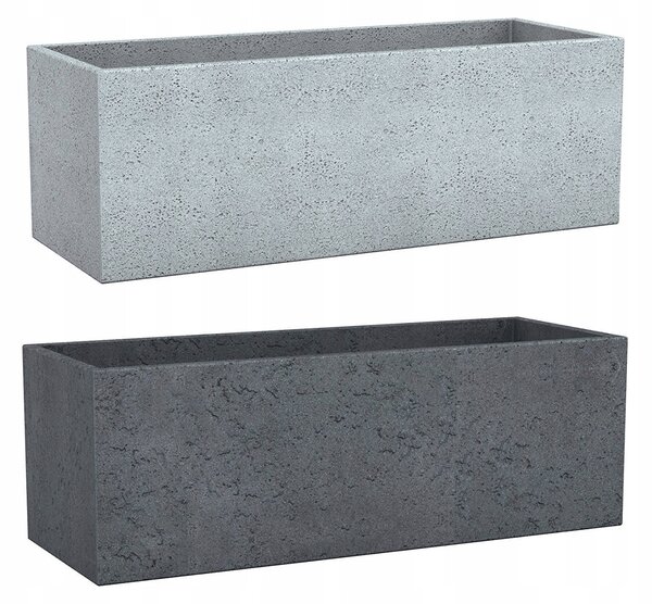 Scheurich Truhlík 240 Stony Černá 80 cm antracitový
