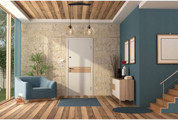 Závěsné svítidlo Timber, 2x dřevěné stínítko