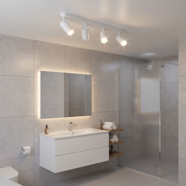 Brilagi - Koupelnové bodové svítidlo SELE 4xGU10/30W/230V IP44 bílá