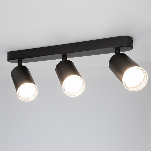 Brilagi - Koupelnové bodové svítidlo SELE 3xGU10/30W/230V IP44 černá