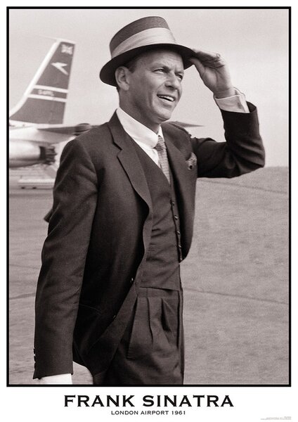Plakát, Obraz - Frank Sinatra - London Airport 1961