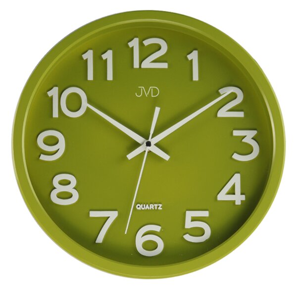JVD Dětské zelené nástěnné hodiny JVD zelené HX2413.4