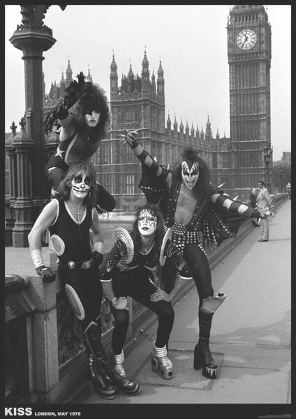 Plakát, Obraz - Kiss - London, May 1976