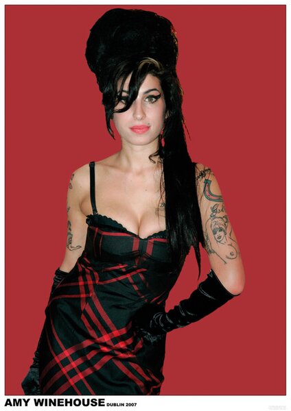 Plakát, Obraz - Amy Winehouse - Dublin 2007