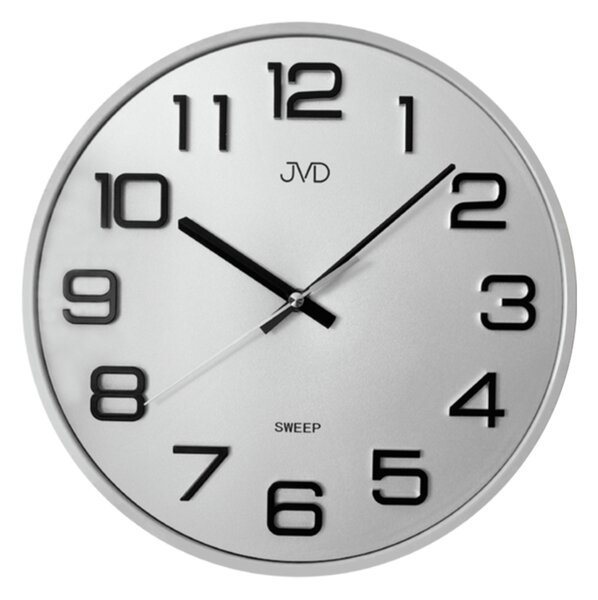 JVD Bílé nástěnné hodiny JVD HX2472.7