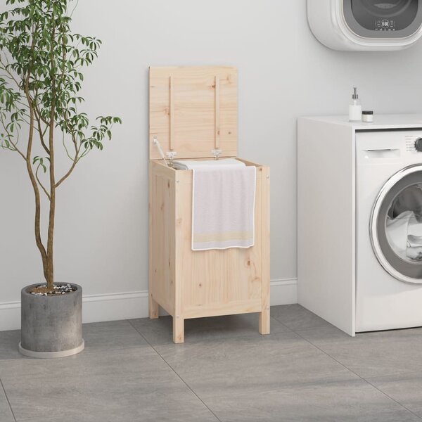 Box na prádlo 44 x 44 x 76 cm masivní borové dřevo