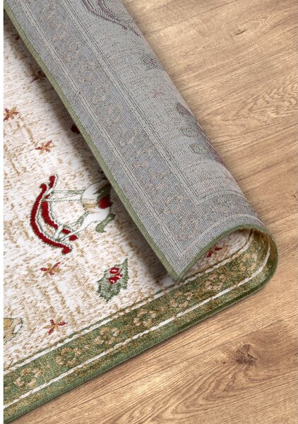 Zelený běhoun s vánočním motivem s příměsí bavlny 80x200 cm Toy's Delight Green Christmas – Villeroy&Boch