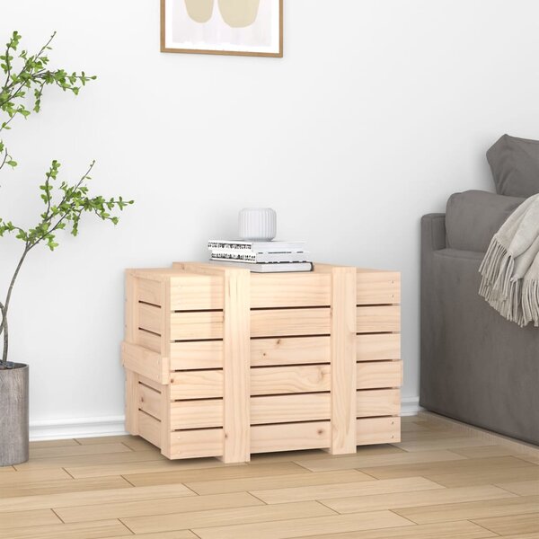 Úložný box 58 x 40,5 x 42 cm masivní borové dřevo