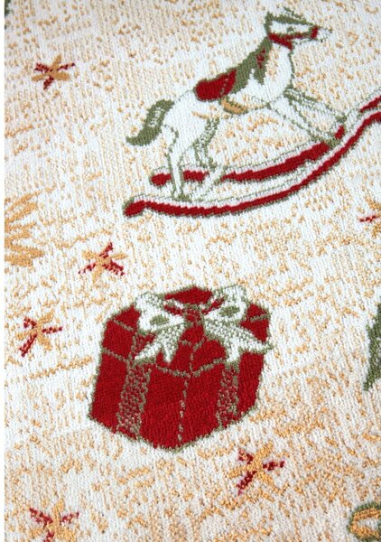Zelený běhoun s vánočním motivem s příměsí bavlny 80x200 cm Toy's Delight Green Christmas – Villeroy&Boch
