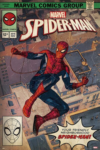 Plakát, Obraz - Spider-Man - Comic Front