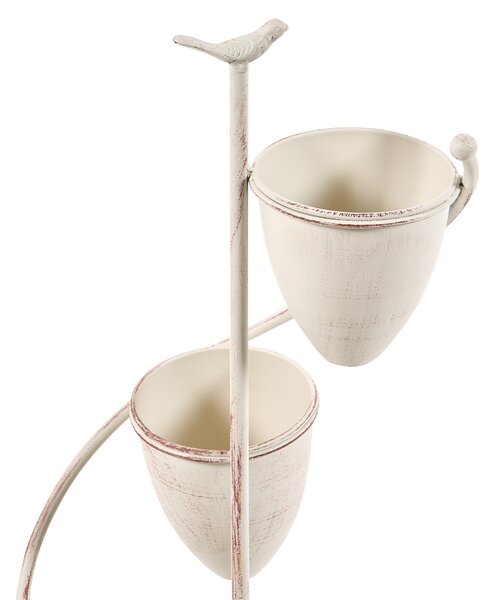 Stojan na květiny BANEBERRY 24 cm Béžová Kov