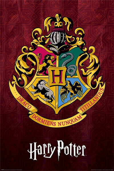 Plakát, Obraz - Harry Potter - Hogwarts School Crest