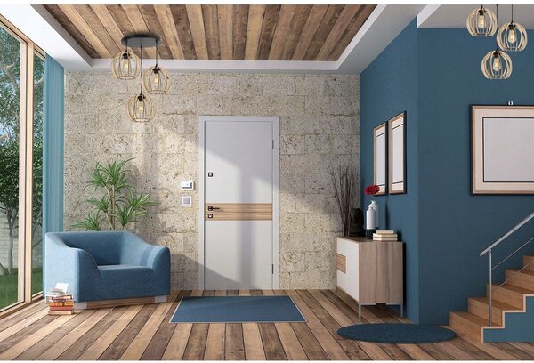Závěsné svítidlo Timber 1, 3x dřevěné stínítko, BS