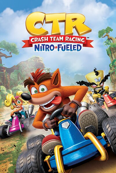 Plakát, Obraz - Crash Team Racing - Race, (61 x 91.5 cm)