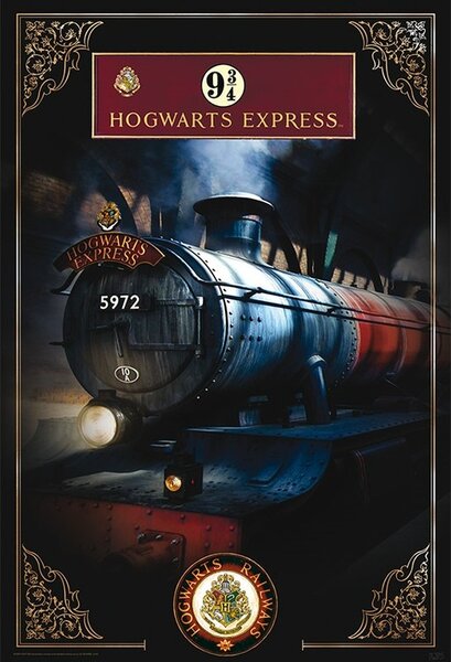 Plakát, Obraz - Harry Potter - Bradavický expres, (61 x 91.5 cm)