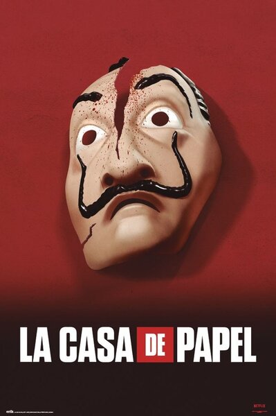 Plakát, Obraz - La Casa De Papel - Mask