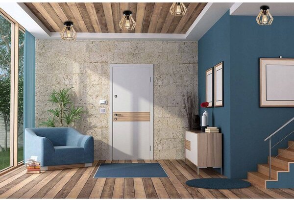 Stropní svítidlo Timber, 1x dřevěné stínítko