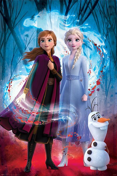 Plakát, Obraz - Ledové království 2 (Frozen) - Guiding Spirit, (61 x 91.5 cm)