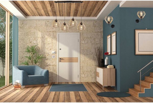 Nástěnné svítidlo Timber, 1x dřevěné stínítko, kf