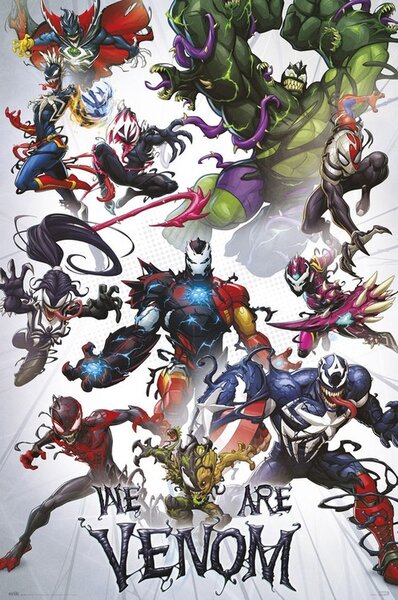 Plakát, Obraz - Marvel - We Are Venom, (61 x 91.5 cm)