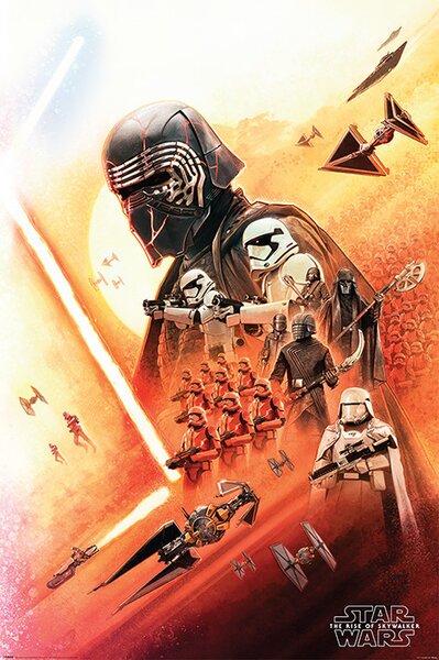 Plakát, Obraz - Star Wars: Vzestup Skywalkera - Kylo Ren, (61 x 91.5 cm)