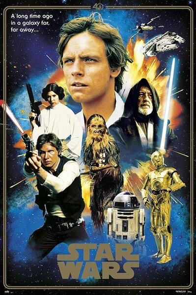 Plakát, Obraz - Star Wars - 40. výročí