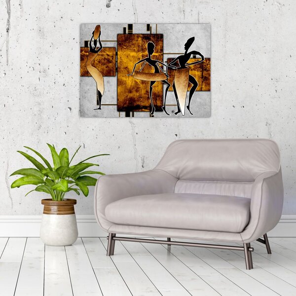 Obraz - Motivy Africké kultury (70x50 cm)