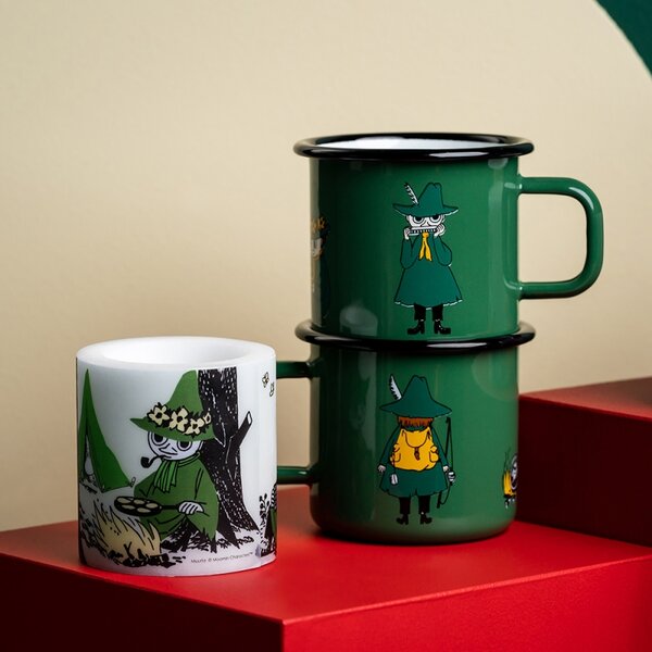 Muurla Hrnek Snufkin 0,37l, zelený