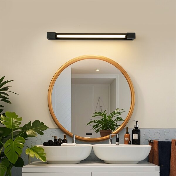 Brilagi-LED Koupelnové osvětlení zrcadla AQUA LINE LED/18W/230V 60 cm IP44 černá