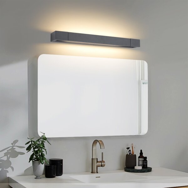 Brilagi - LED Koupel. osvětlení zrcadla AQUA LINE LED/12W/230V 45 cm IP44 antr