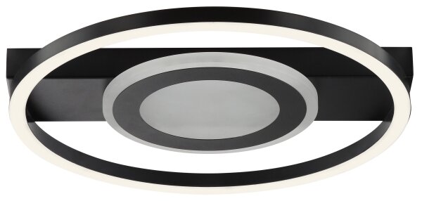 Brilliant -LED RGBW Stm stropsvítidlo MAUREEN LED/20W/230V 3000-6500K černá+ DO