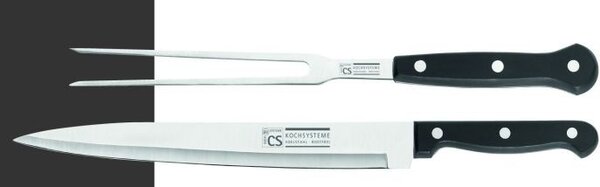 CS SOLINGEN Nůž kuchyňský porcovací se servírovací vidličkou CS-001391