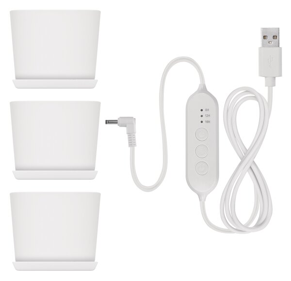 Pěstební lampa GROW Z7904 bílá