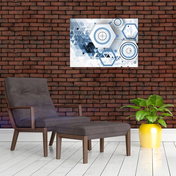 Obraz - Geometrická abstrakce (70x50 cm)
