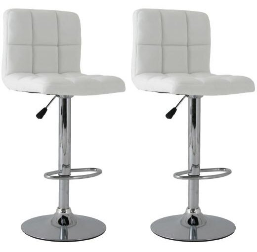 2x Barová židle Hawaj CL-3232-1 | bílá