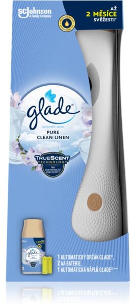 GLADE Automatic Spray Pure Clean Linen automatický osvěžovač vzduchu s náplní 269 ml