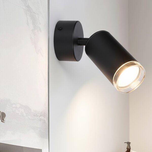Brilagi - Koupelnové bodové svítidlo SELE 1xGU10/30W/230V IP44 černá