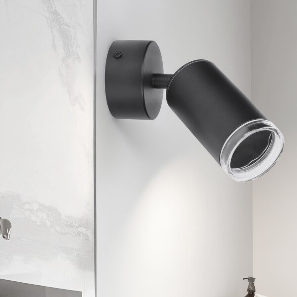 Brilagi - Koupelnové bodové svítidlo SELE 1xGU10/30W/230V IP44 černá